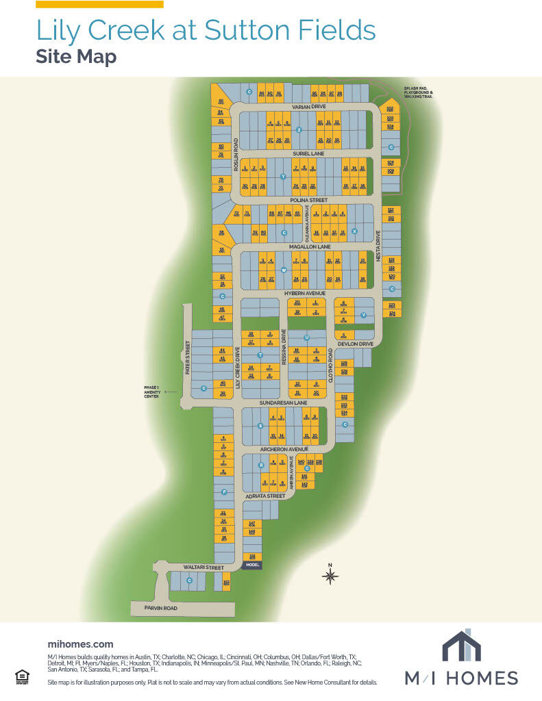 Lily Creek at Sutton Fields