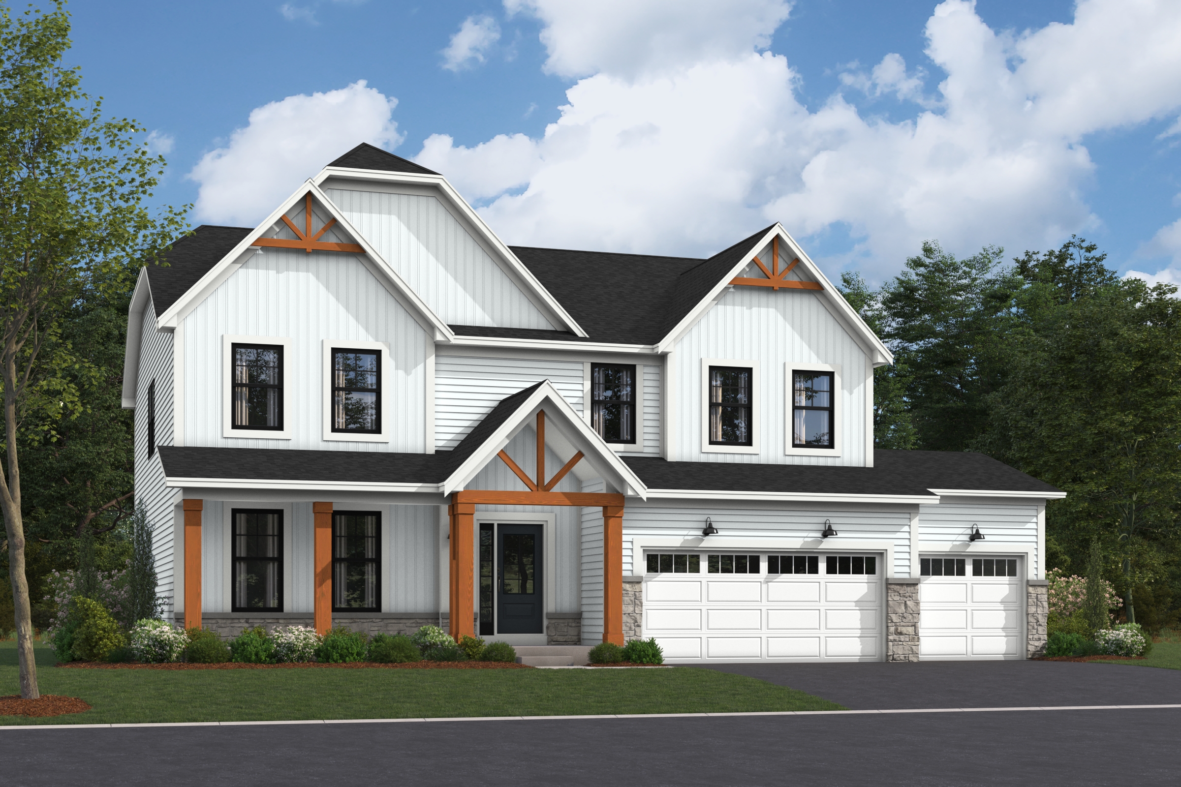 Fairchild Elevation Rustic Farmhouse