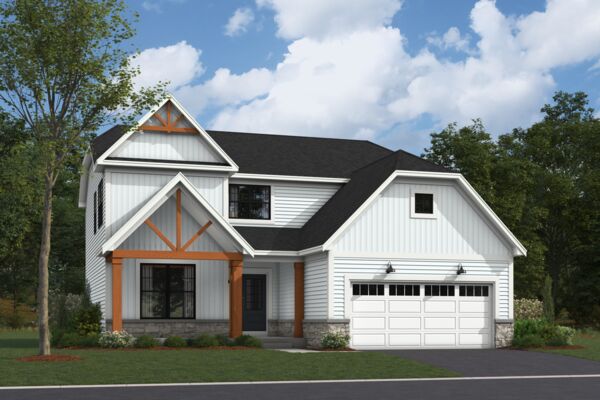 Barclay Elevation Rustic Farmhouse