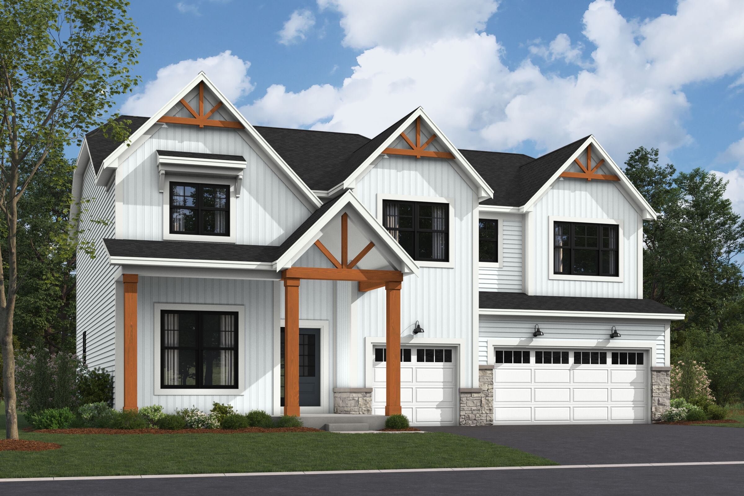 Hudson Elevation Rustic Farmhouse