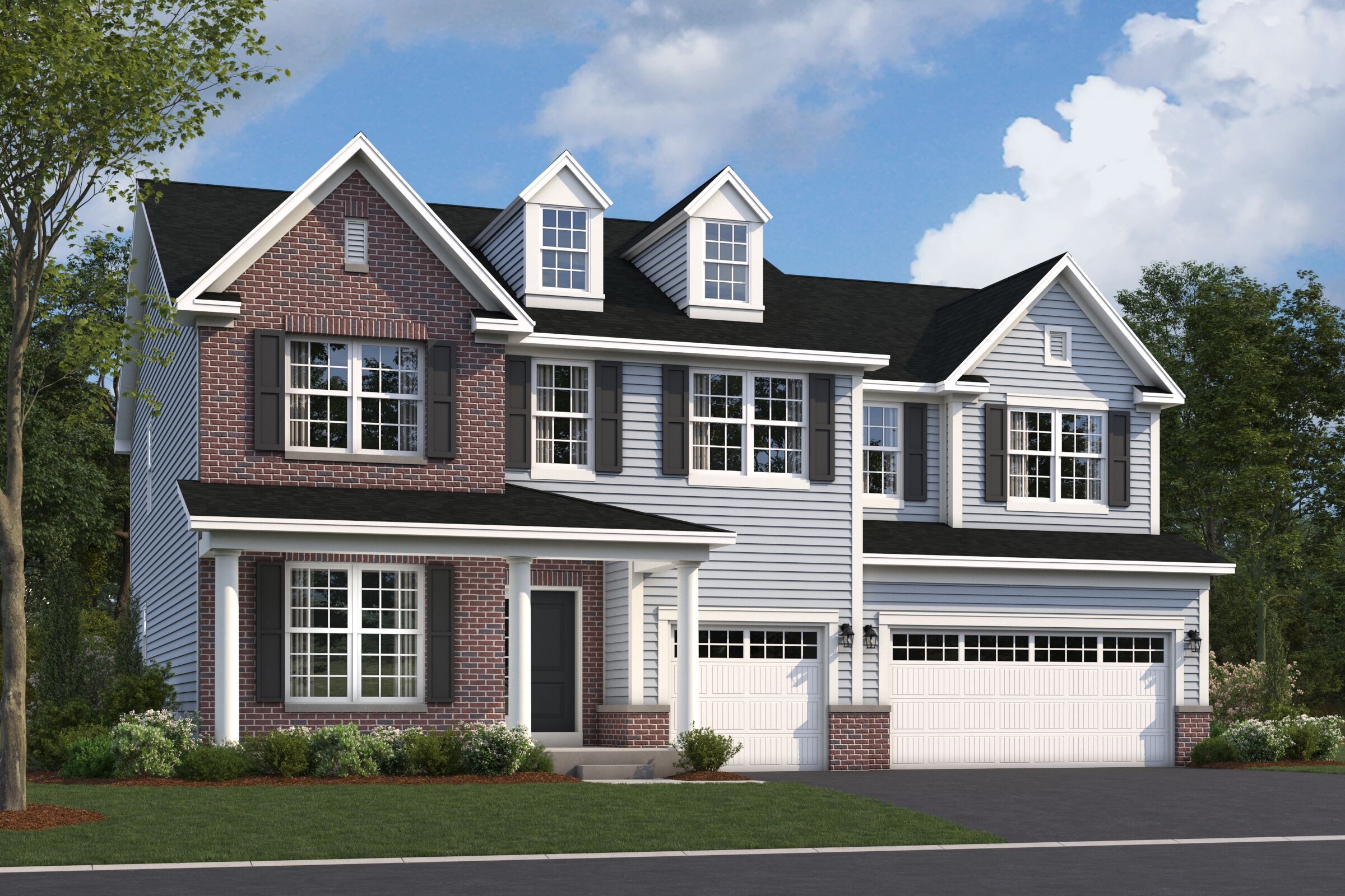 Hudson Elevation Colonial Revival