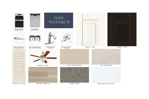 Interior Selection Gold B