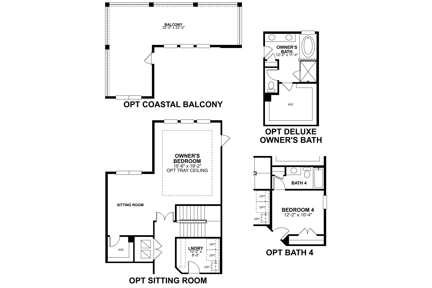 Newport Second Floor Options