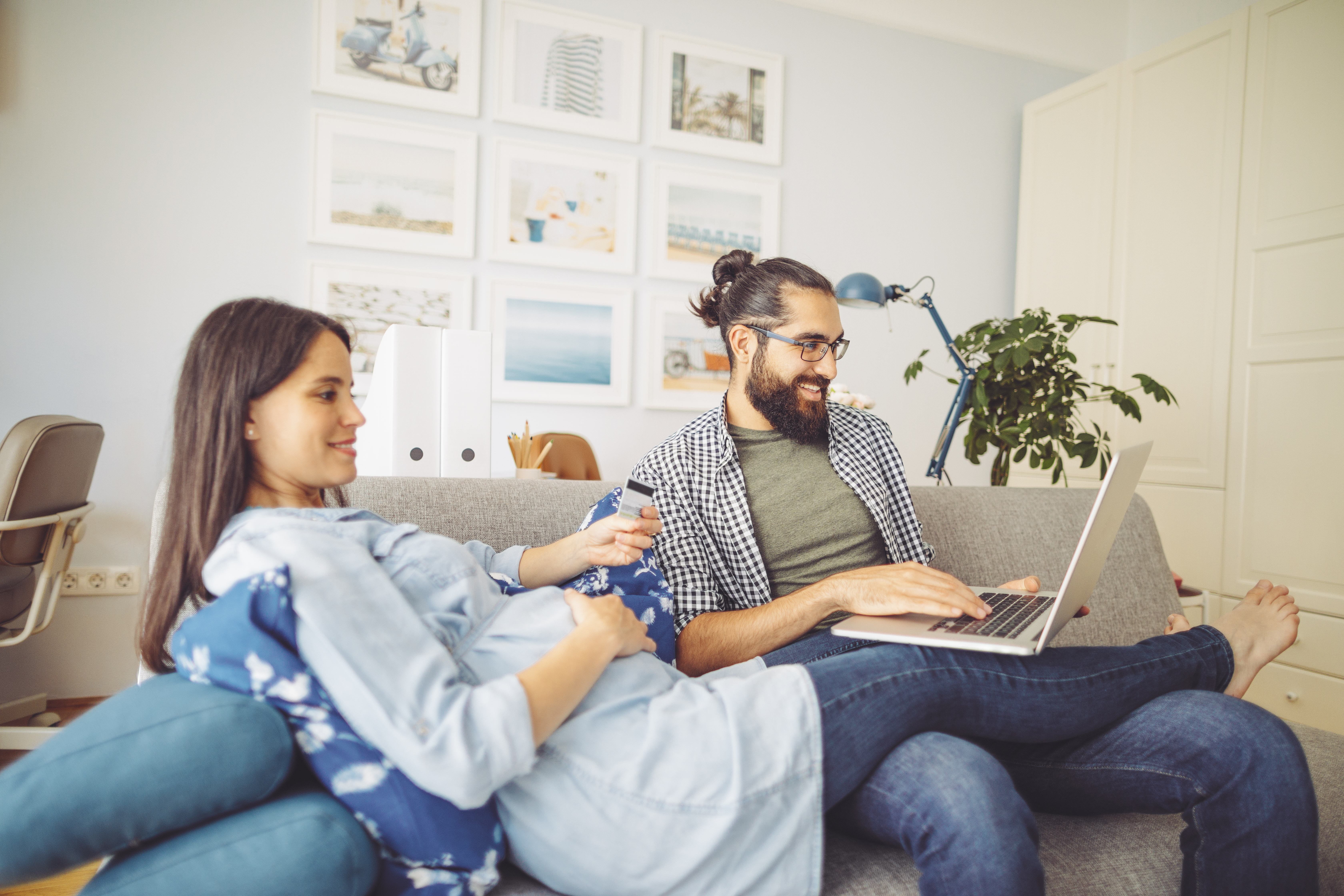 People Making Payment Online