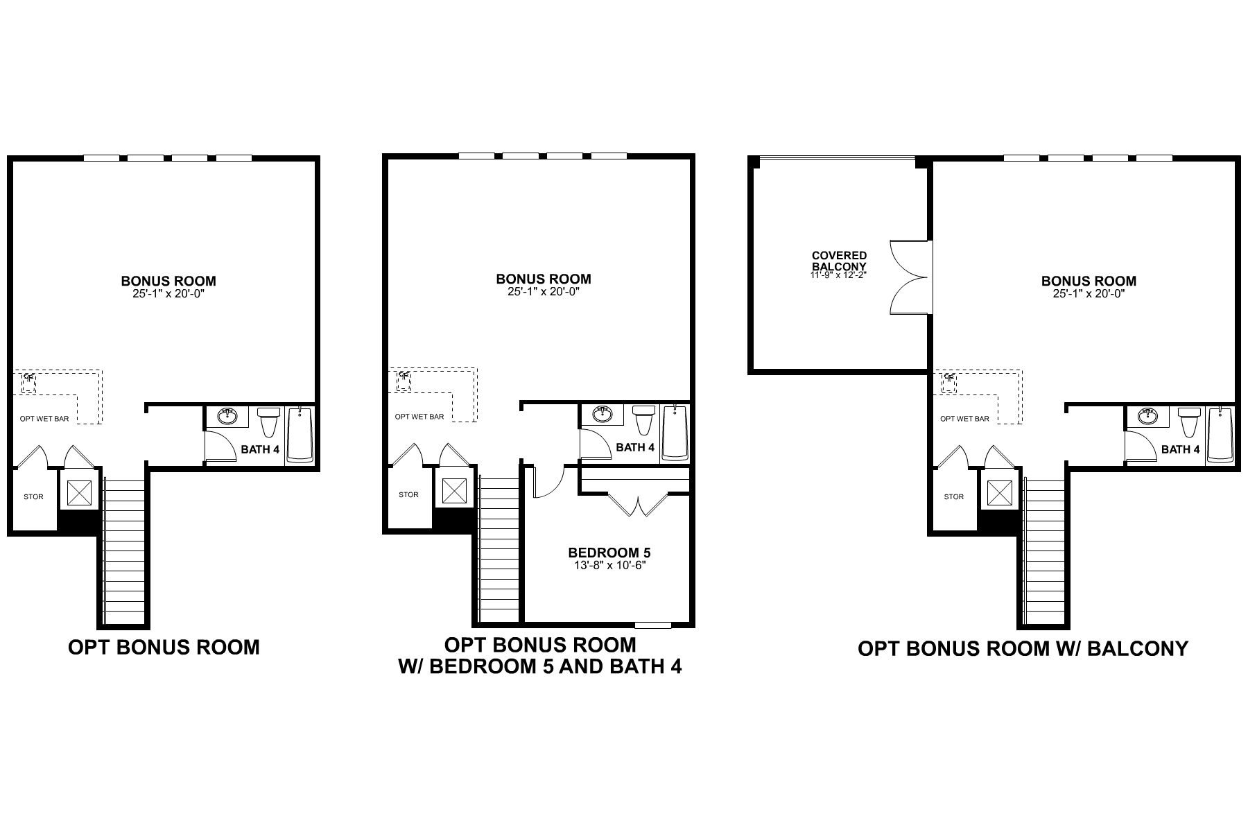 Brookhaven Second Floor Options