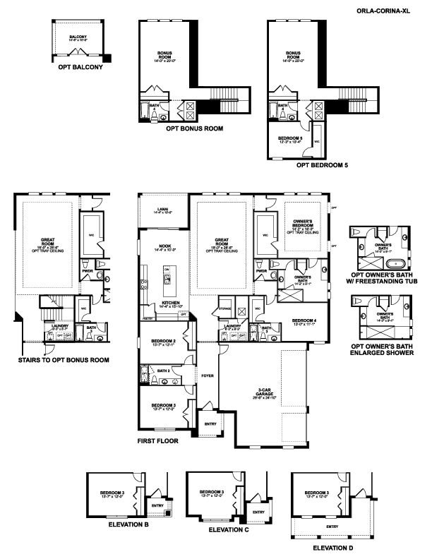Corina Floorplan