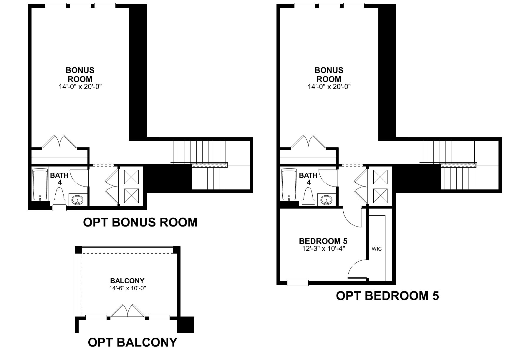 Corina Second Floor Options