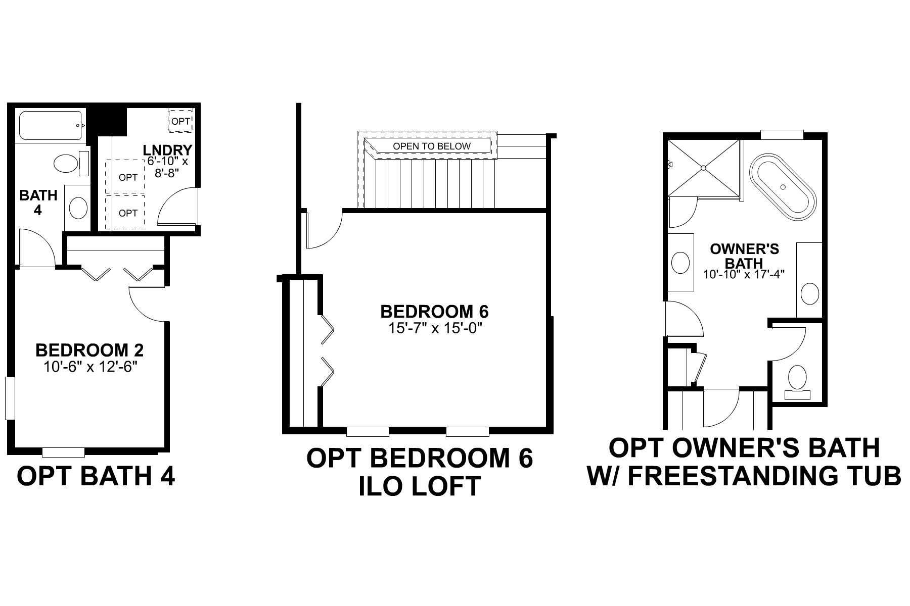 Lancaster Second Floor Options