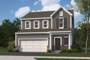 Oxford with Bonus Room Elevation A with Brick