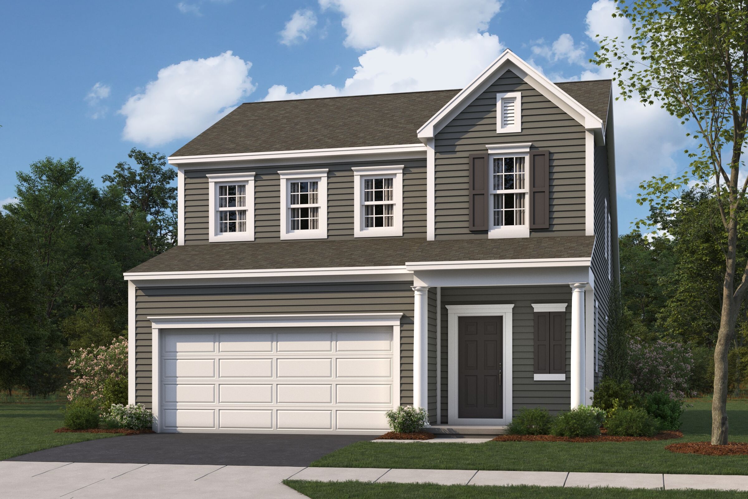 Oxford with Bonus Room Elevation A