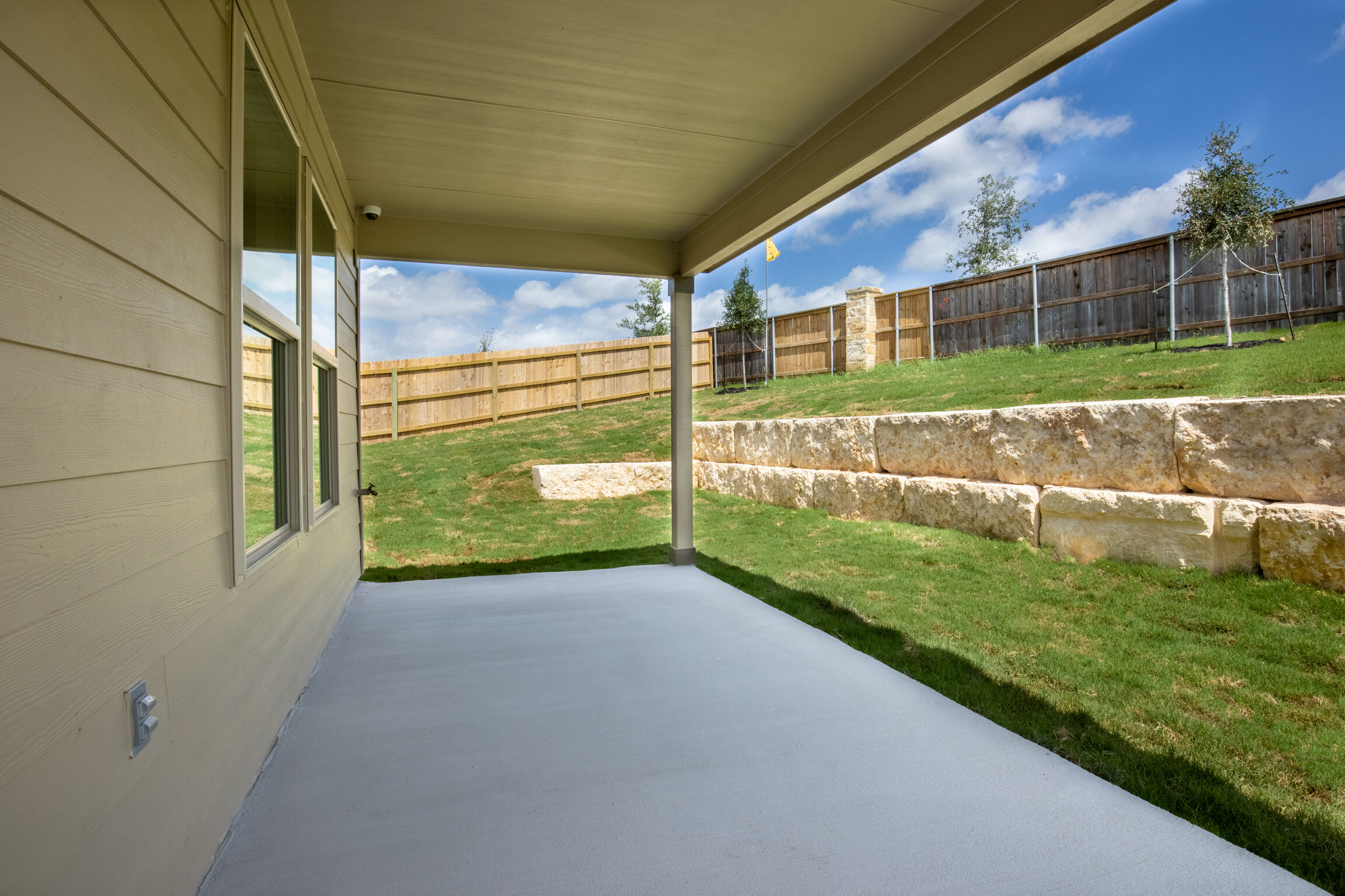 Covered Back Patio