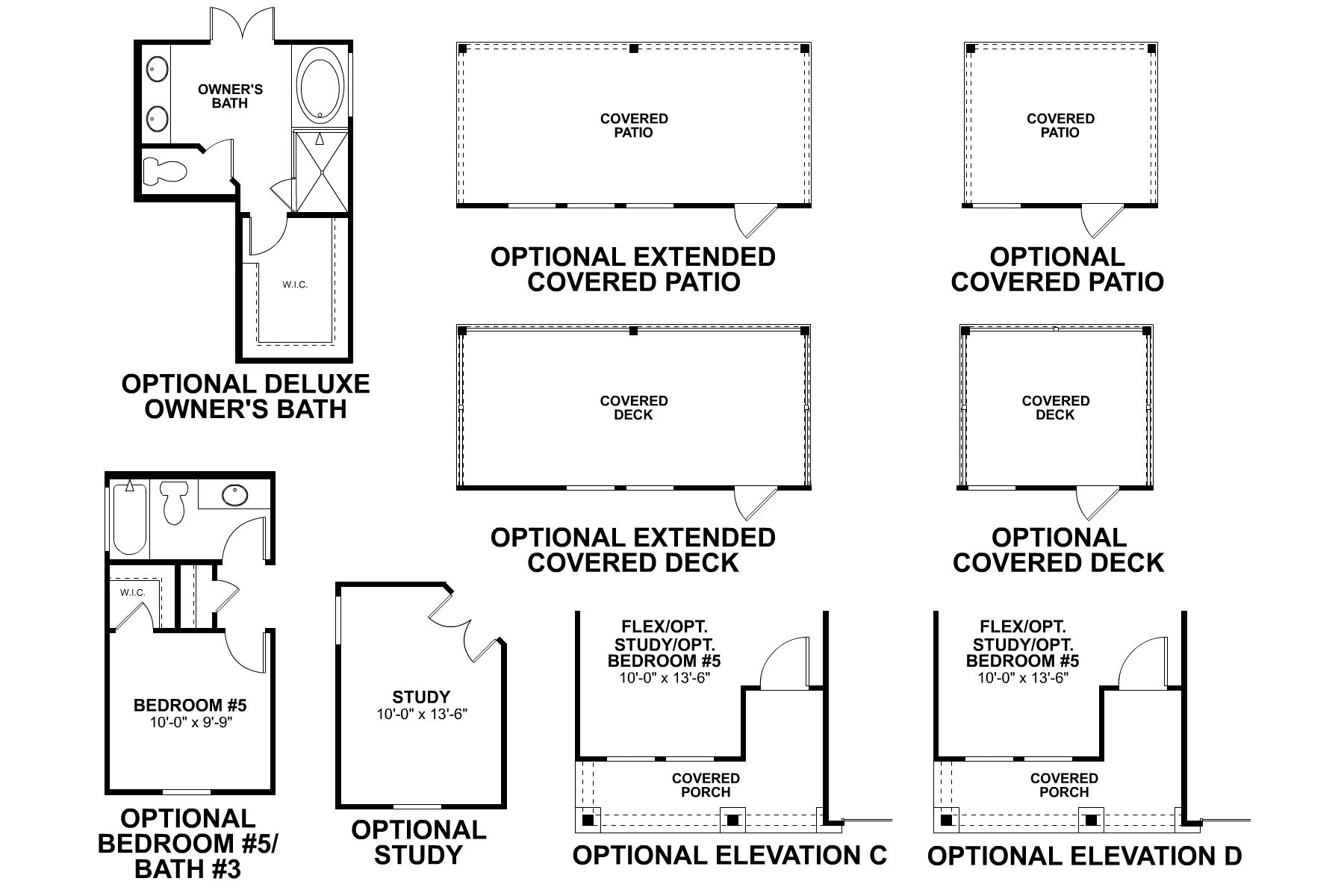 Harrison First Floor Options