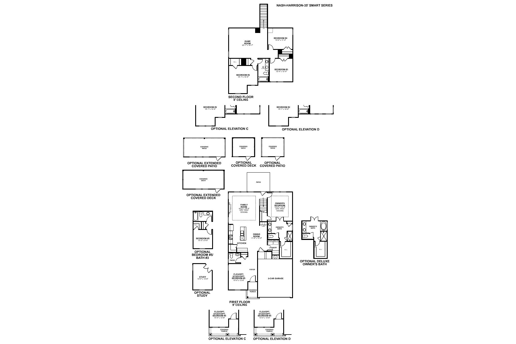 Harrison Floorplan with Options