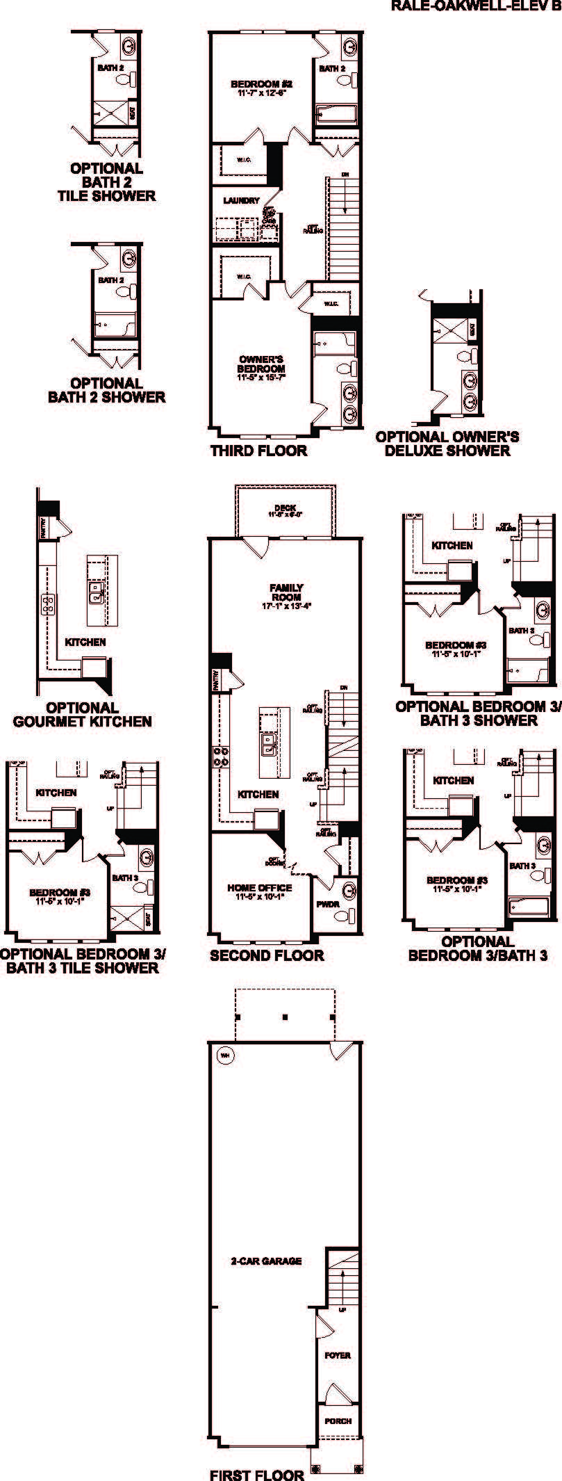 Oakwell Floorplan Elevation B / C