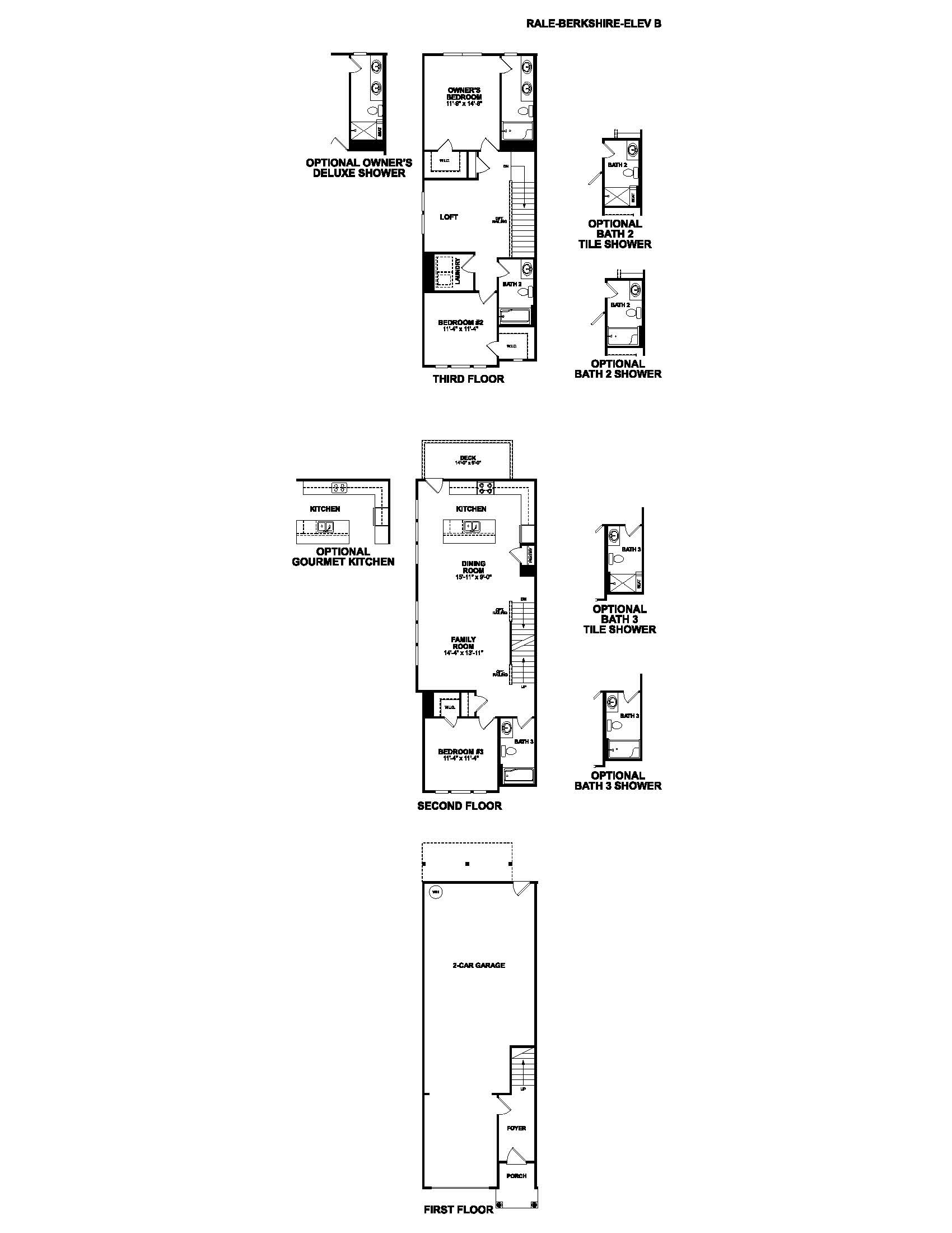 Berkshire Floorplan Elevation B / C