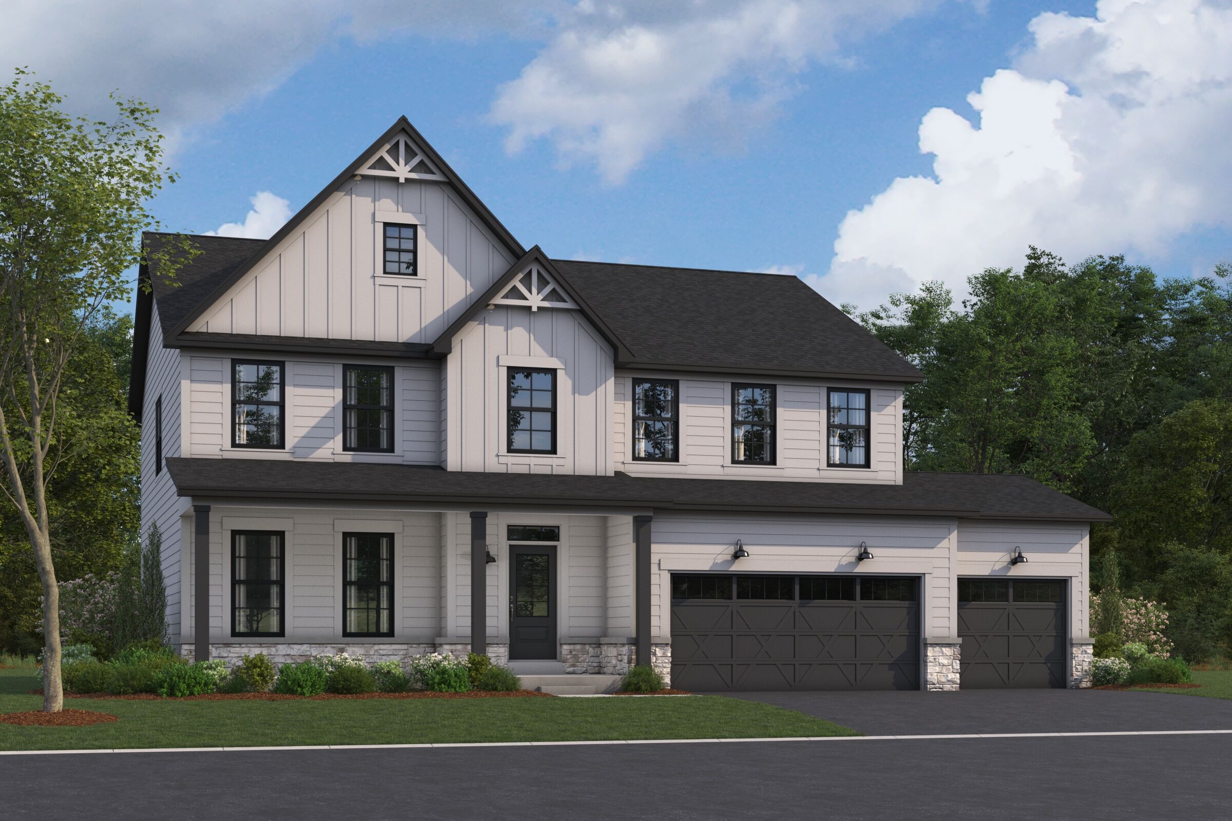 Fairchild Elevation Urban Farmhouse