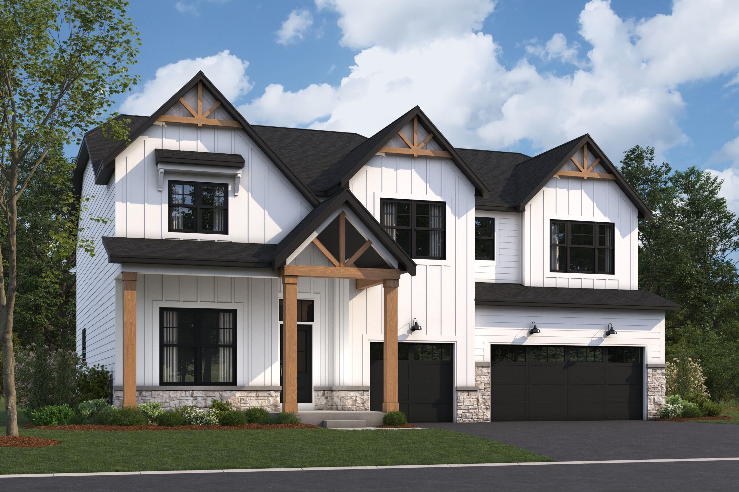 Hudson Elevation Rustic Farmhouse