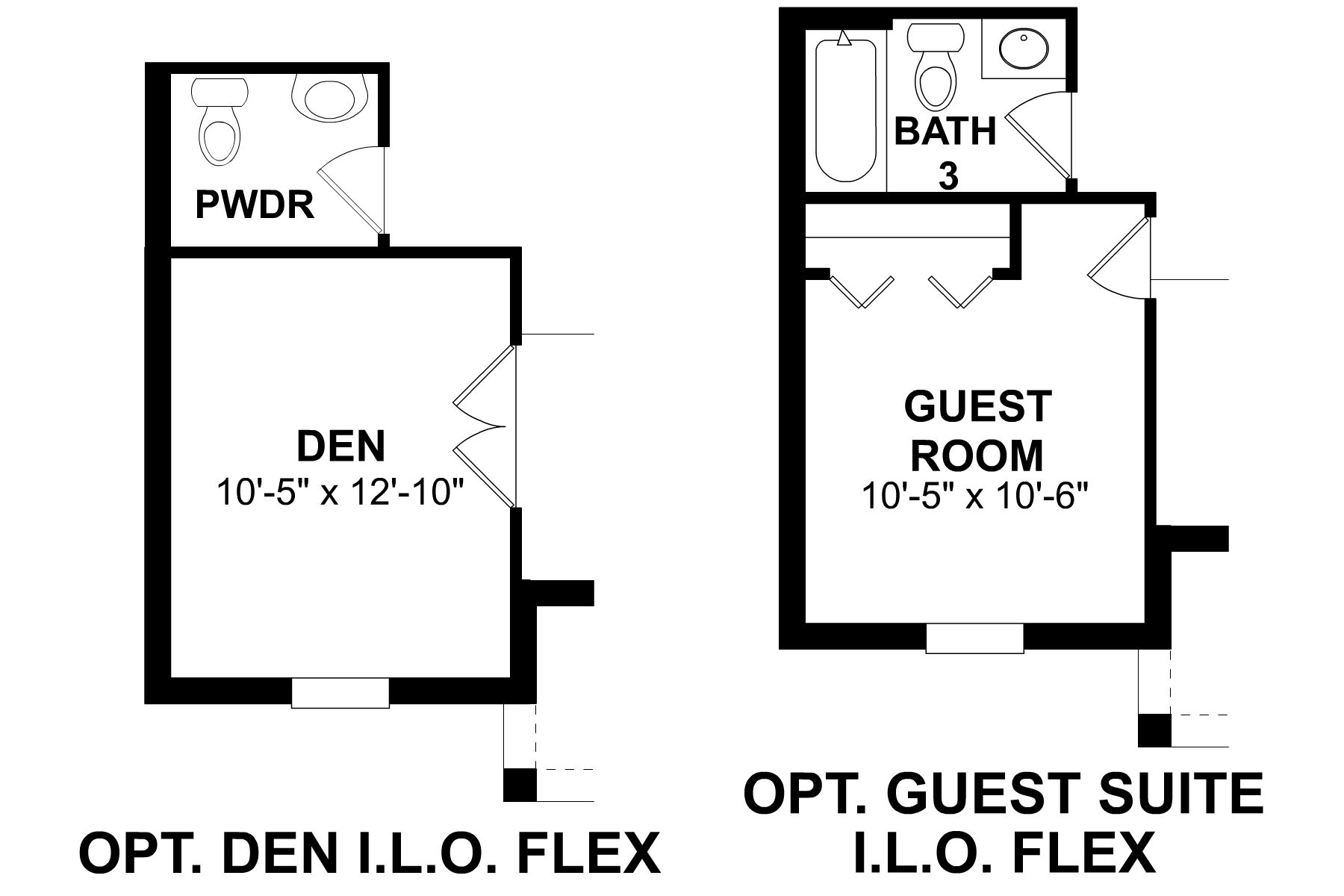 Tortuga First Floor Options