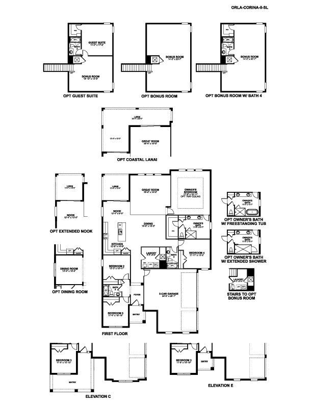 Corina Floorplan