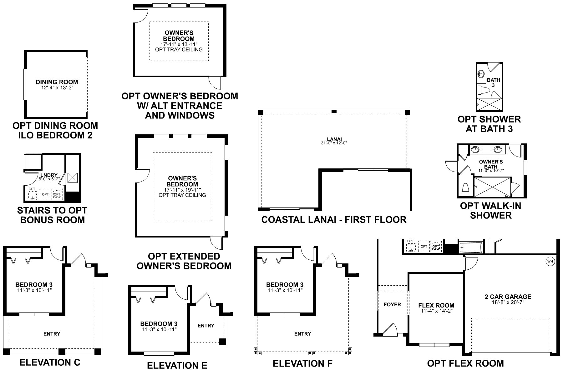 CorinaII First Floor Options