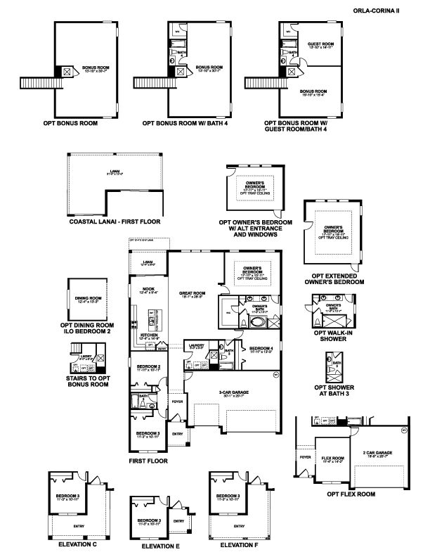CorinaII Floorplan
