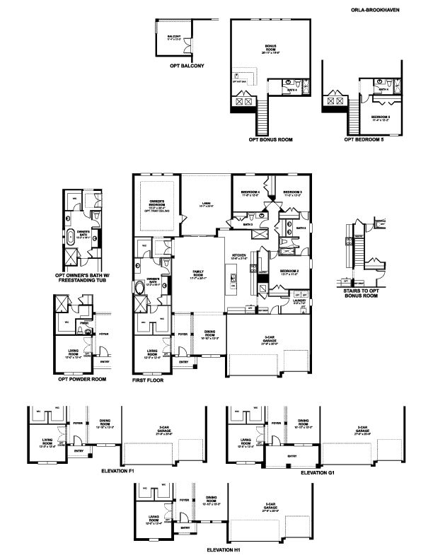 Brookhaven Floorplan