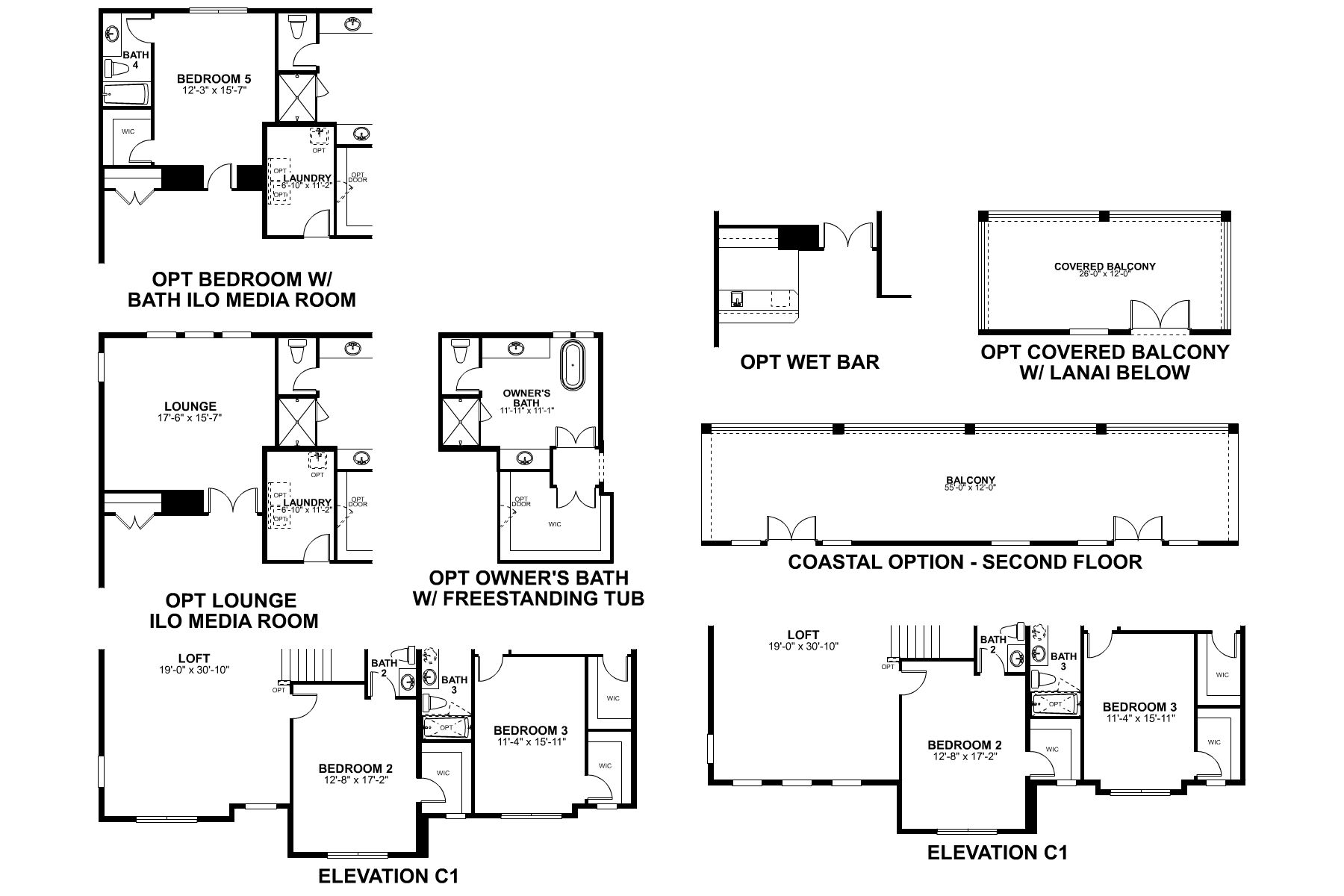 Grandview Second Floor Options