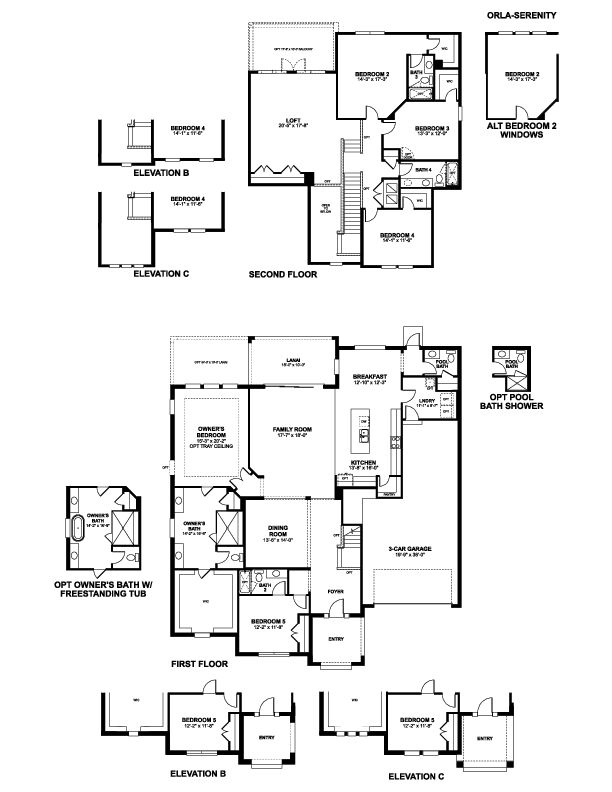 Serenity Floorplan