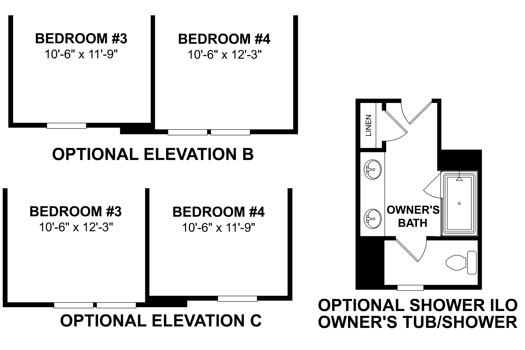 Radford Second Floor Options