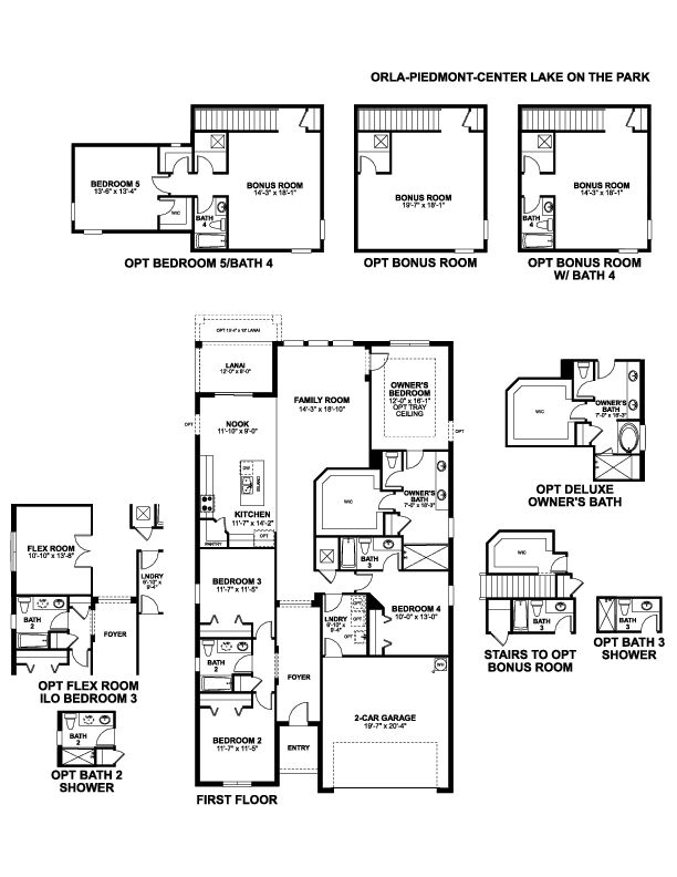 Piedmont Floorplan