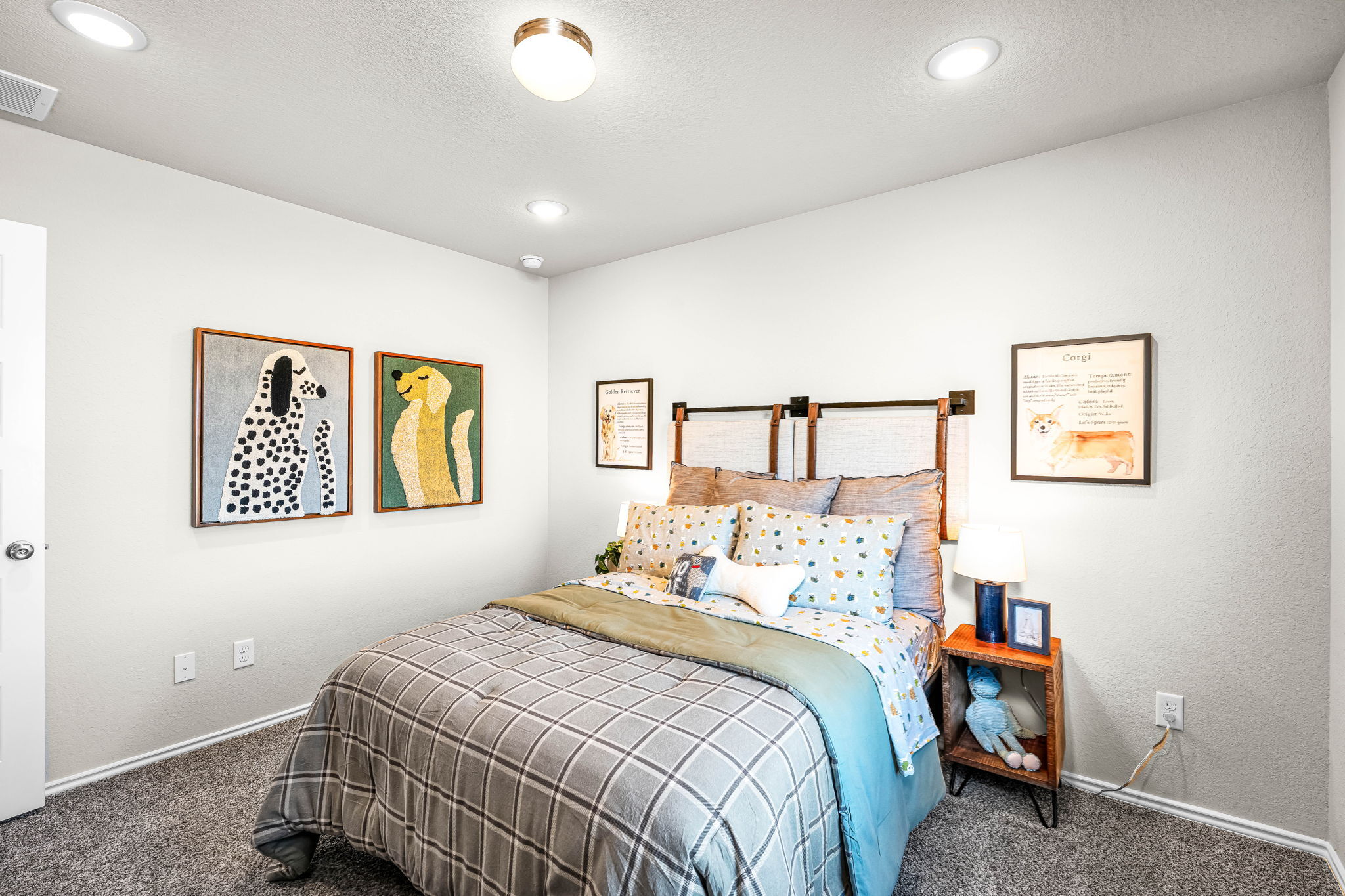 These are the secondary bedrooms of the Hawkins plan and is the model home in Carillon at 13305 E...