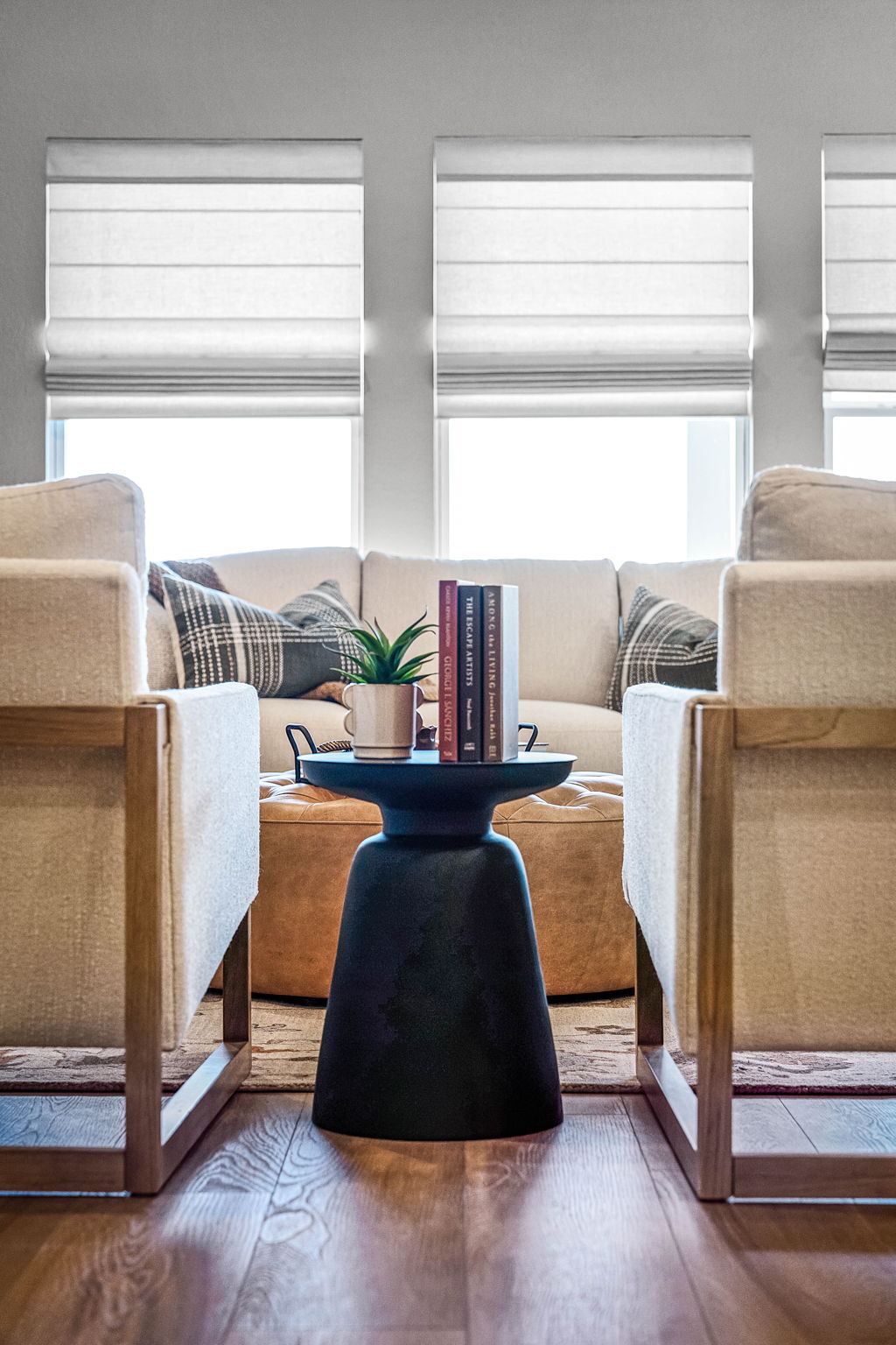 This is the living area of the Hawkins plan and is the model home in Carillon at 13305 Eppright T...