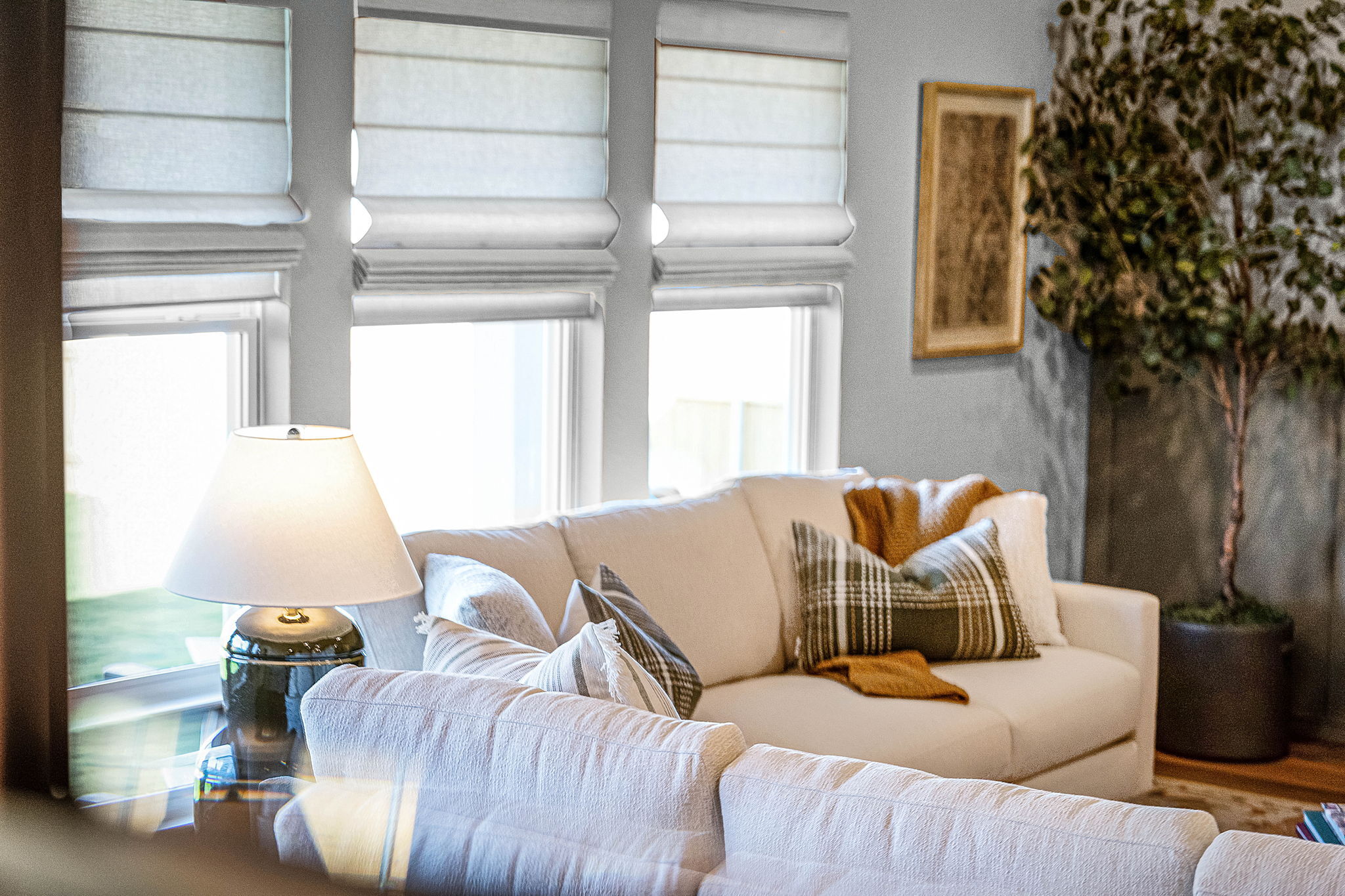 This is the living area of the Hawkins plan and is the model home in Carillon at 13305 Eppright T...