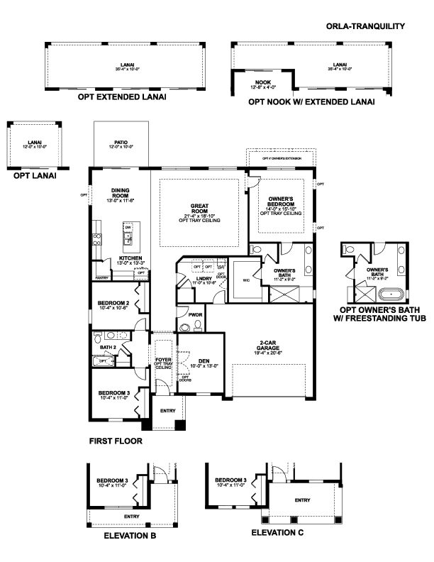 Tranquility Floorplan