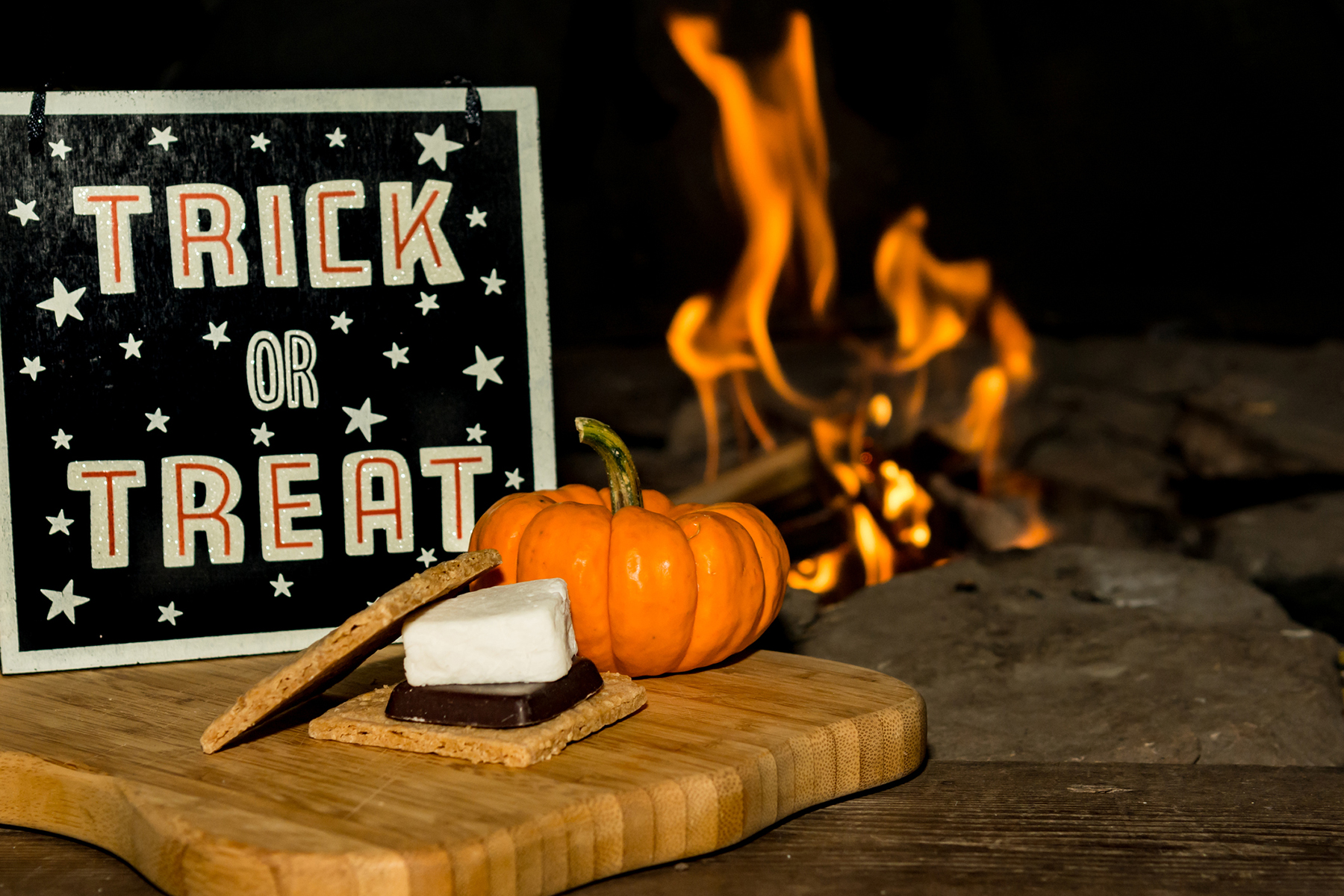 Halloween Decorations With S'mores