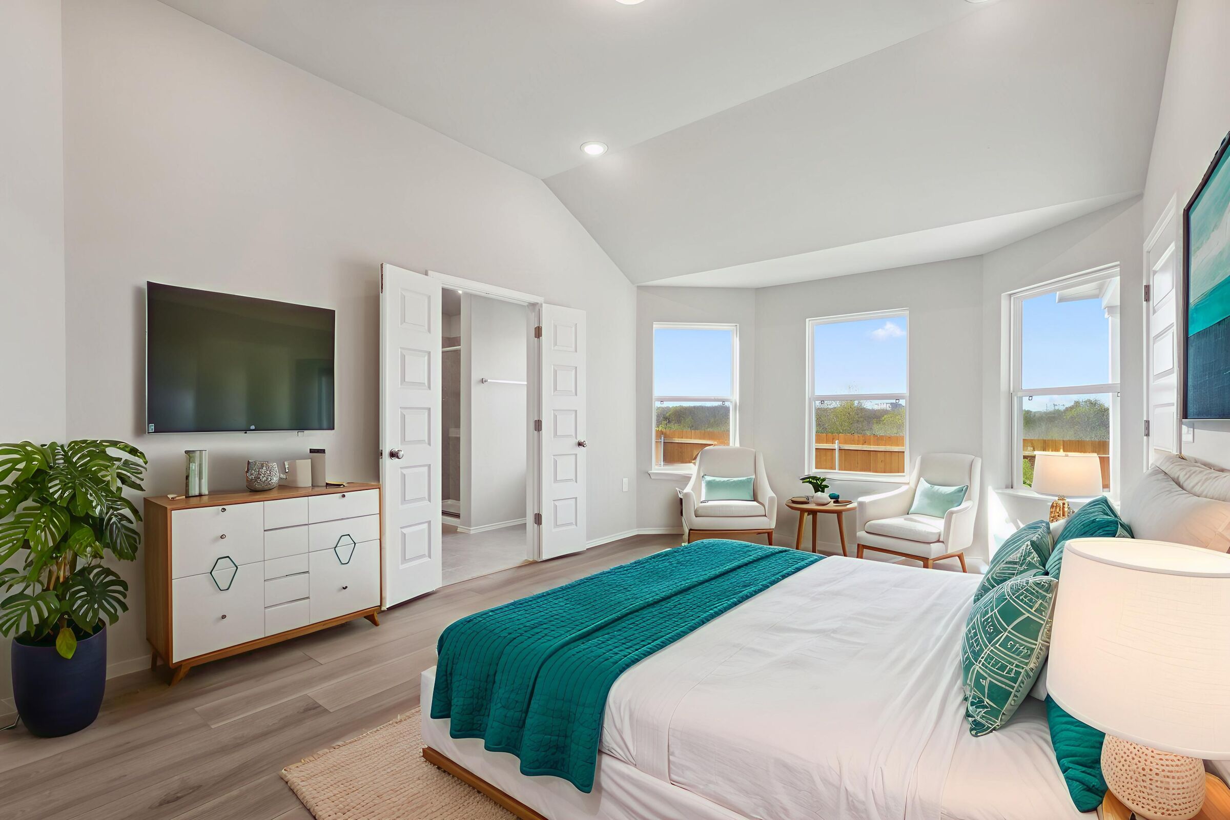 Owner's Bedroom - Virtually Staged