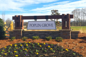 Poplin Grove Entrance