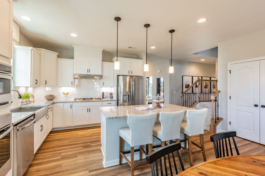 Monochrome White Kitchen