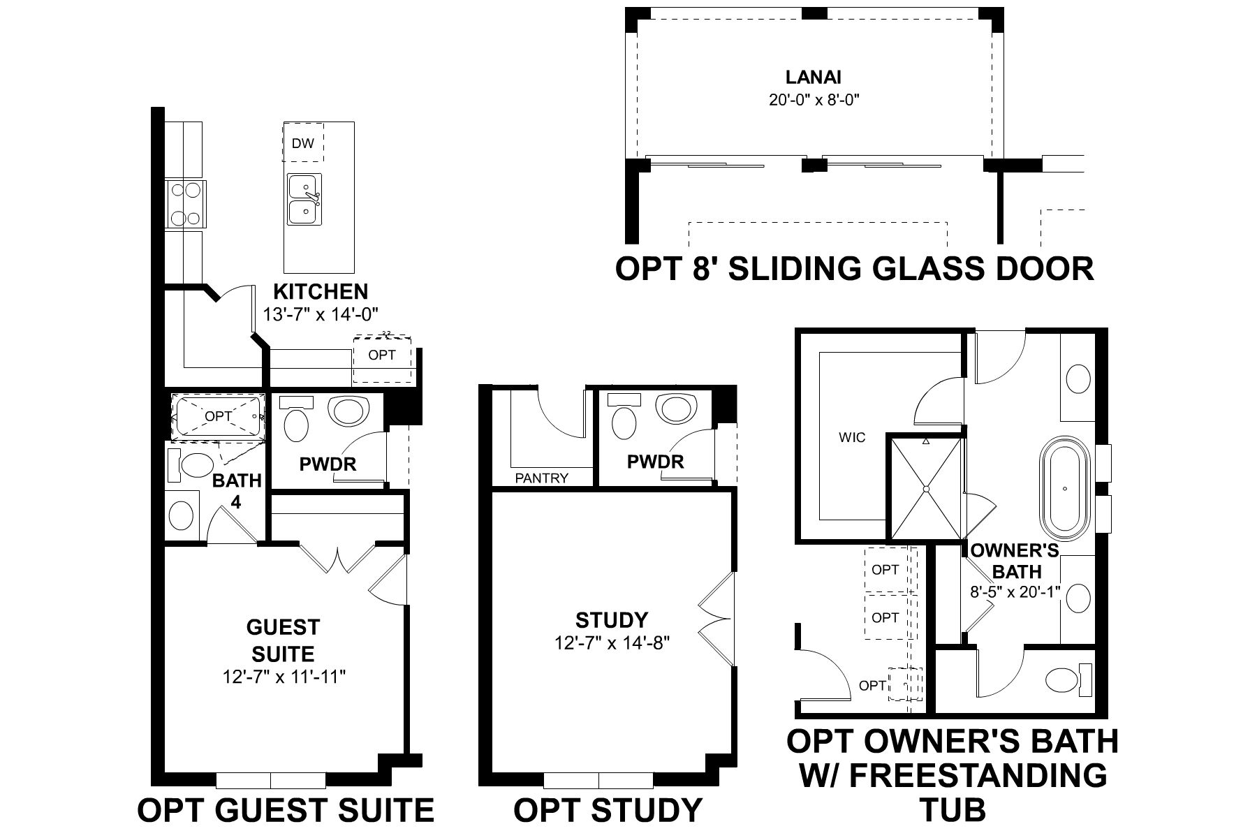 Cambria First Floor Options