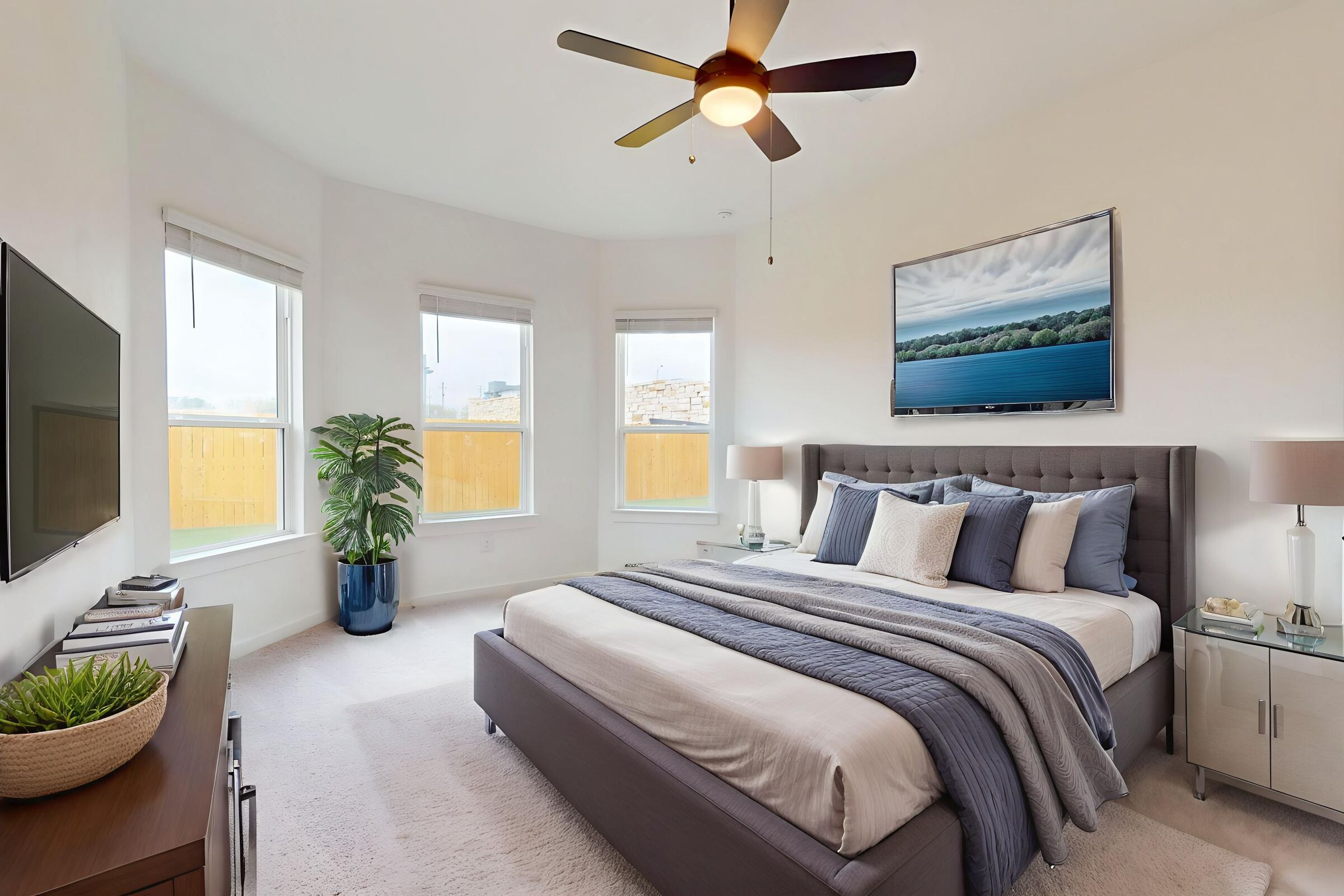 Primary Bedroom - Virtually Staged