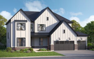 Sutcliff Elevation Rustic Farmhouse 