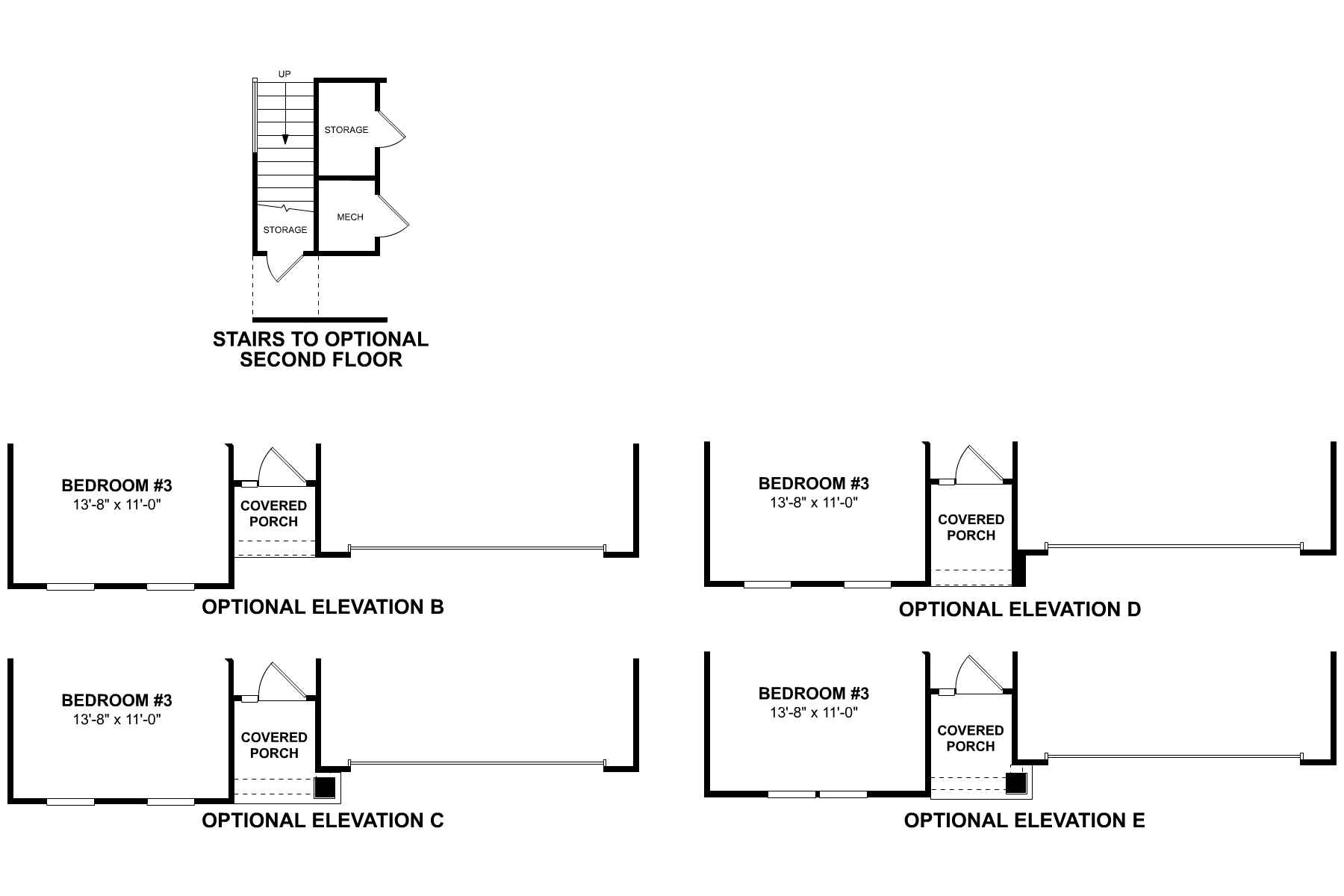 Vernon First Floor Options