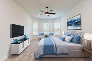 Primary Bedroom - Virtually Staged