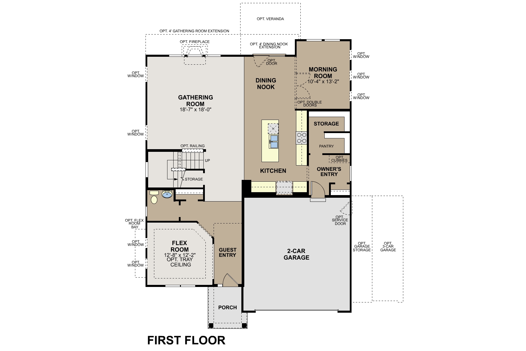 Glendale First Floor With Options