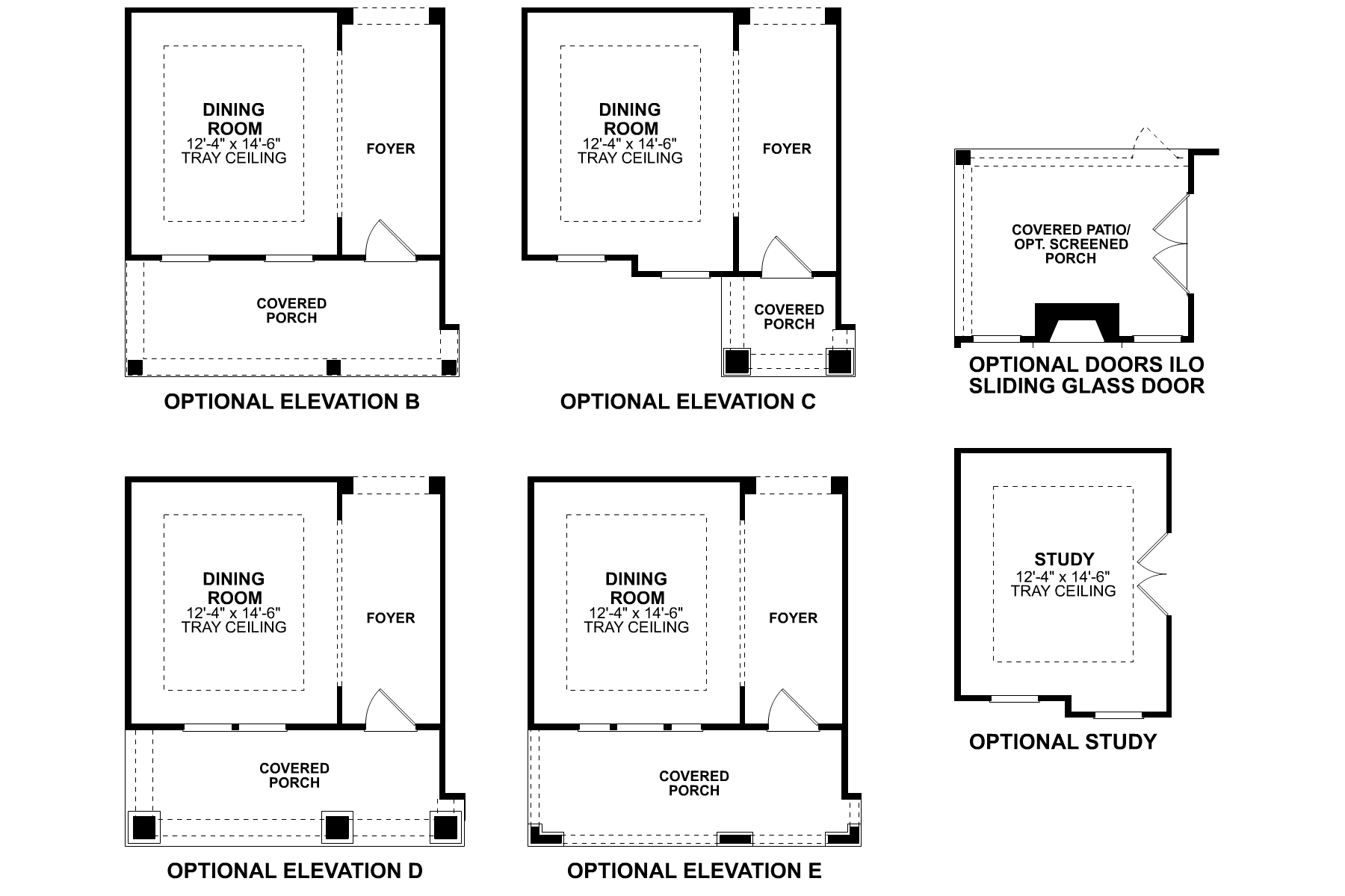 Blair First Floor Options
