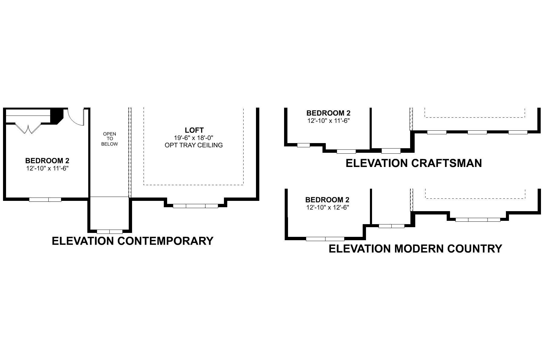 Cambria Second Floor Options