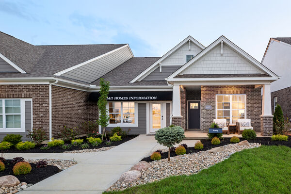 Exterior photo of a home with rock landscaping