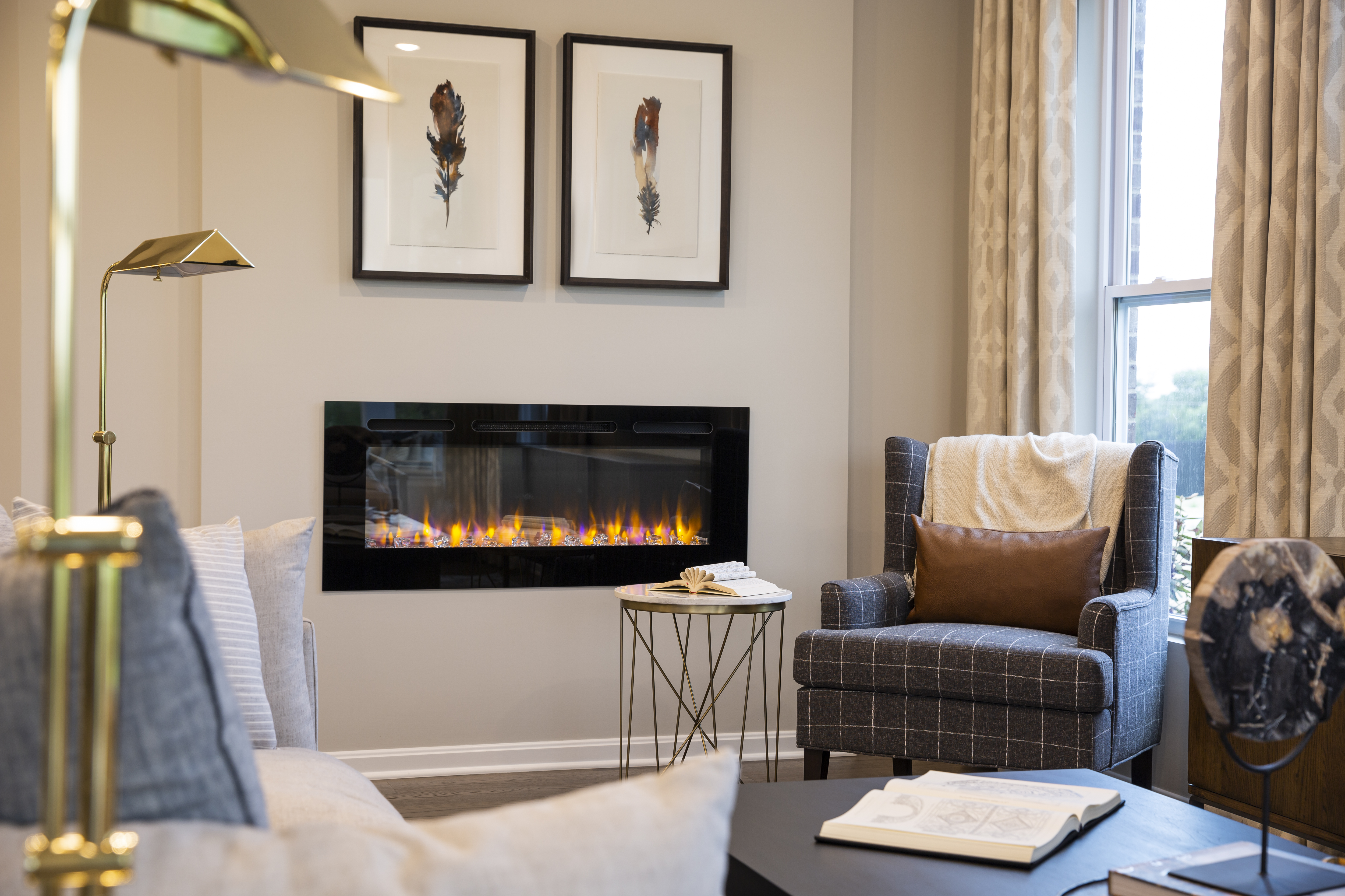 Living Room in M/I Homes Model Home