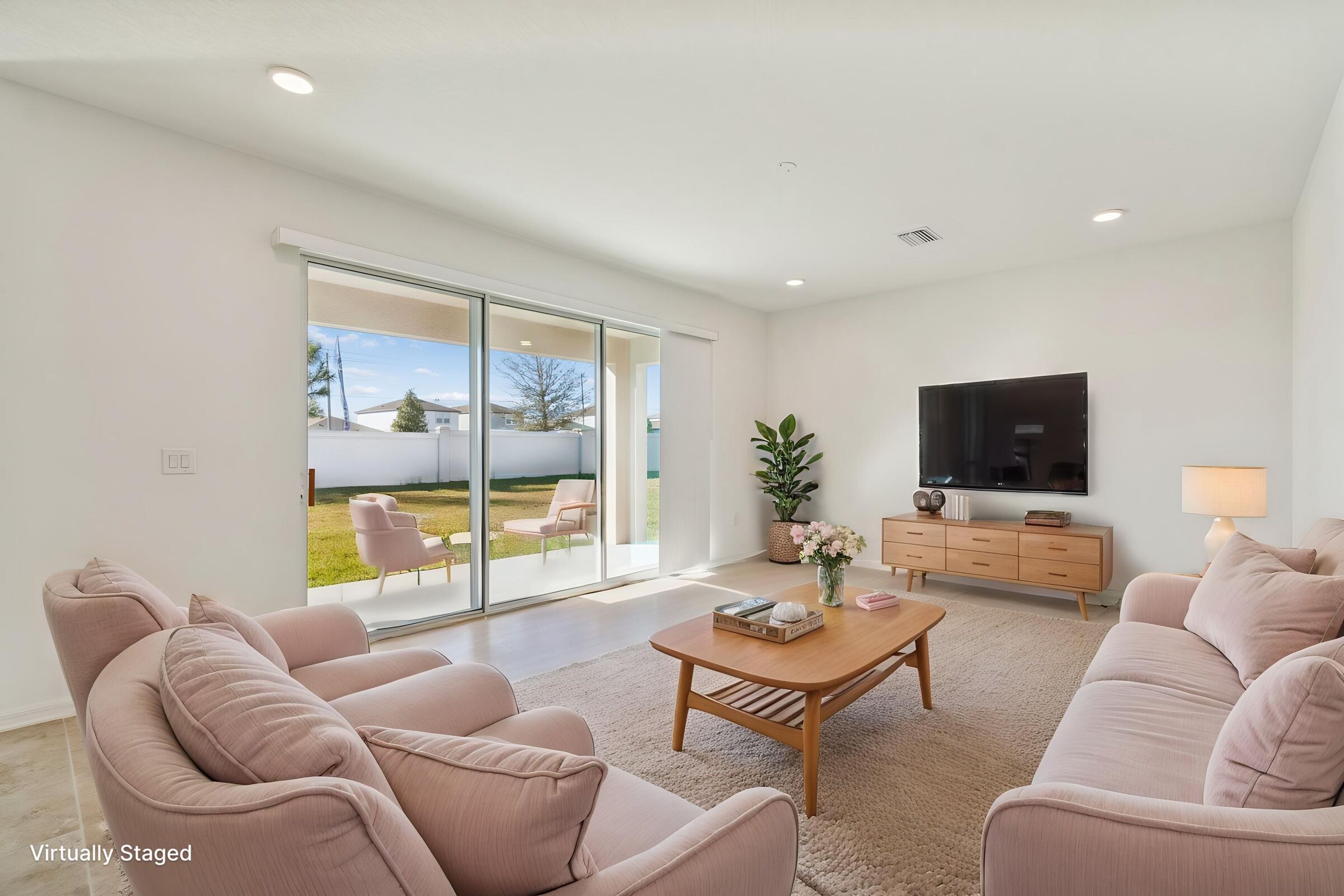 Great Room - Virtually Staged