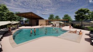 Rendering of Pool Amenity
